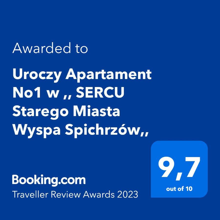 Uroczy Apartament No1 W ,, Sercu Starego Miasta Wyspa Spichrzow,, Gdańsk Exterior foto